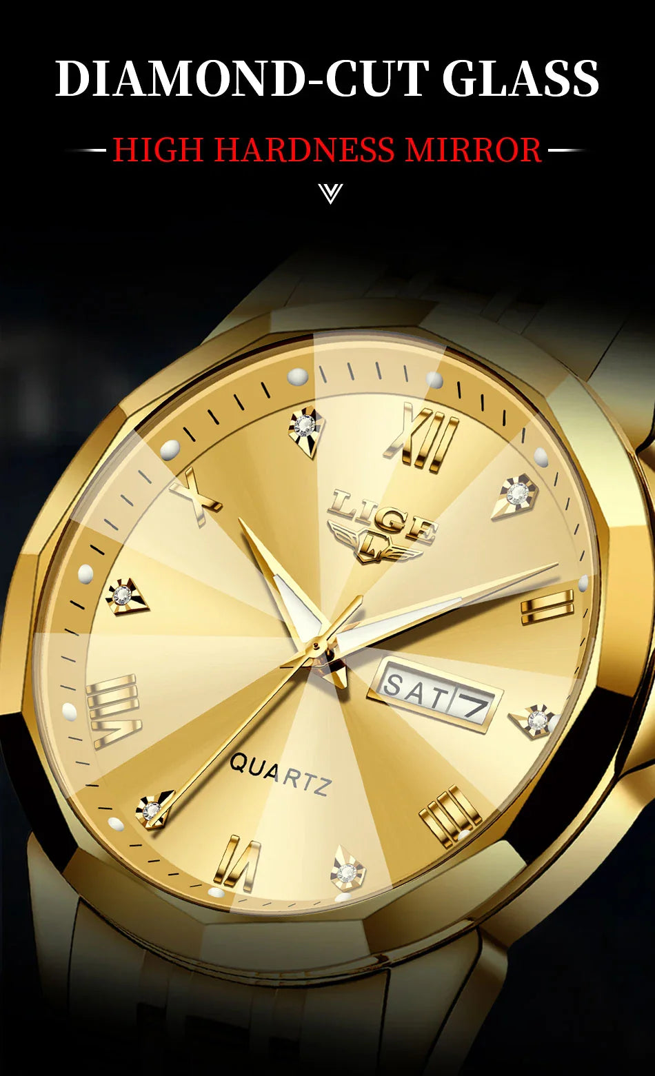 LIGE Fashion Quartz Wristwatches Casual Sport Military Watch For Women Top Brand Luxury Waterproof Watch Ladies Relogio Feminino