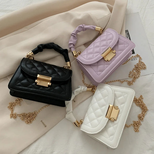Women PU Leather Shoulder Bags Small Messenger Designer Female