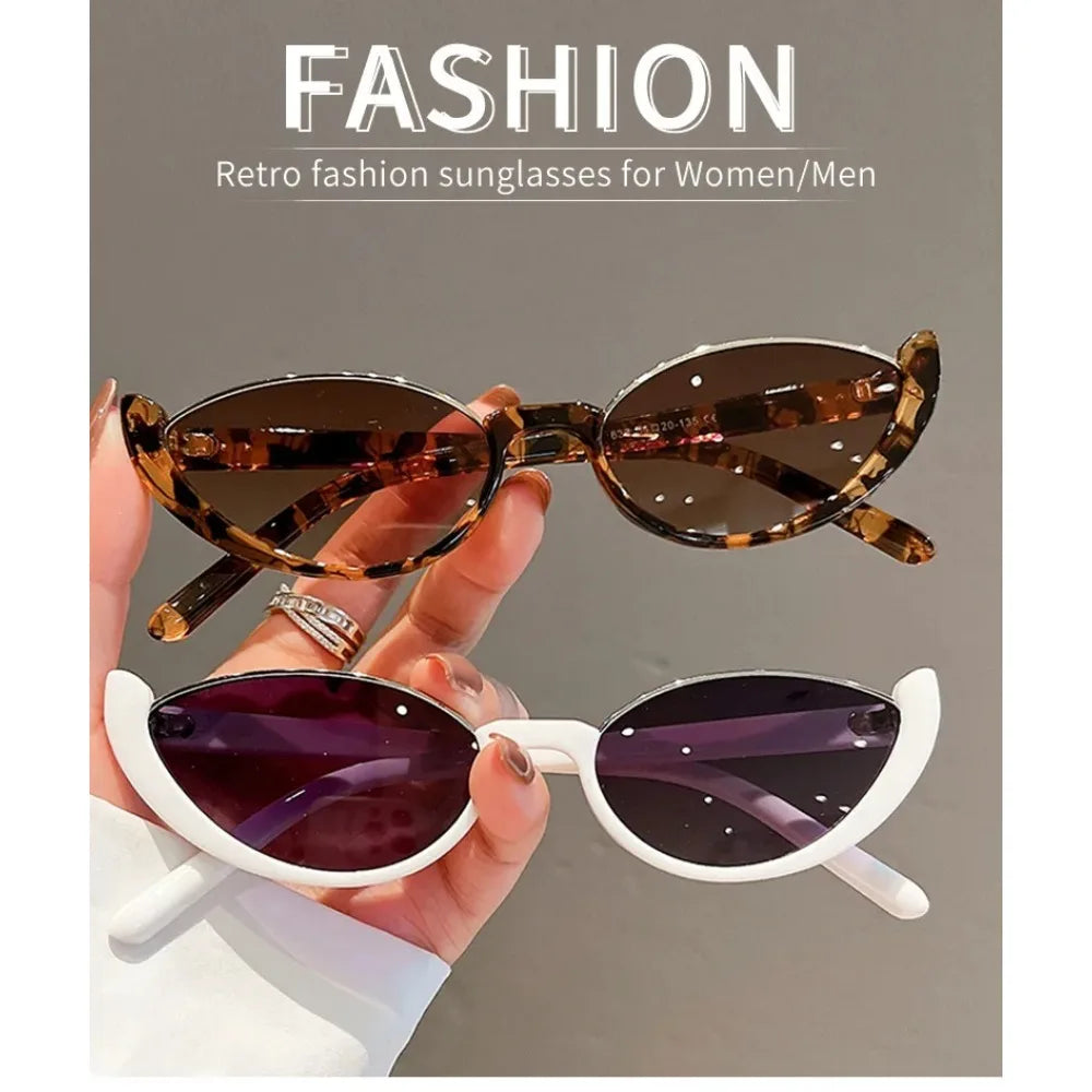 Half frame cat eye sunglasses fashion style colorful women's sunglasses Uv400 cat glasses
