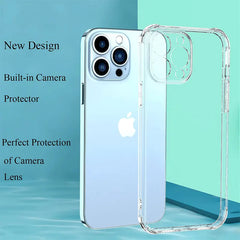 Luxury Shockproof Silicone Phone Case For iPhone 16 15 14 13 12 11 Pro Max Mini X XS XR 7 8 Plus Lens Protection Case Back Cover