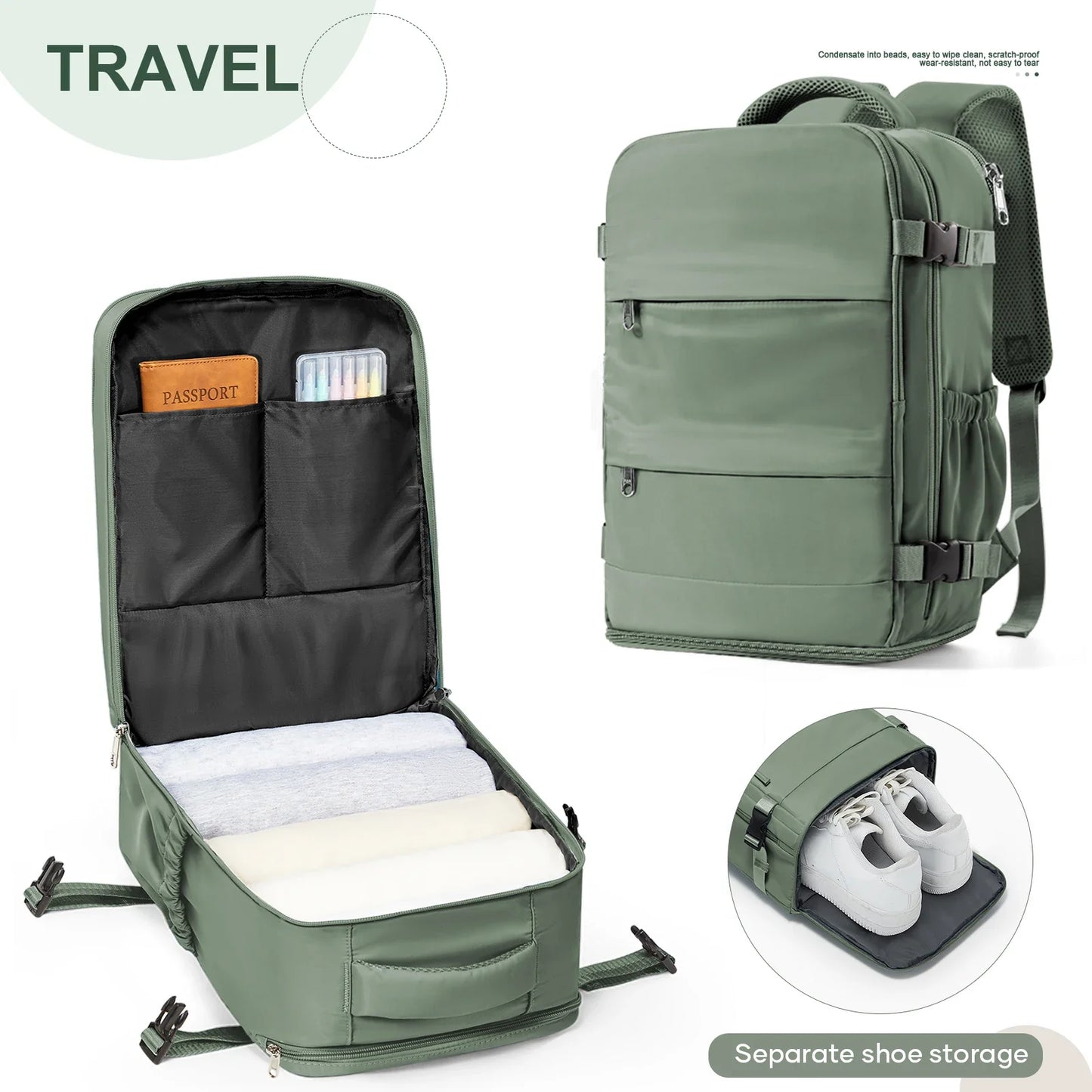 Ryanair Backpack 40x30x20 Cabin Bag Travel Backpack for Men Women Hand Luggage Leisure Laptop Backpack mochila para viaje cabina
