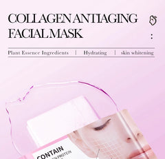 15pcs Retinol Collagen Facial Masks Firming Hydrating Brightening Moisturizing Face Mask Facial Skin Care Products