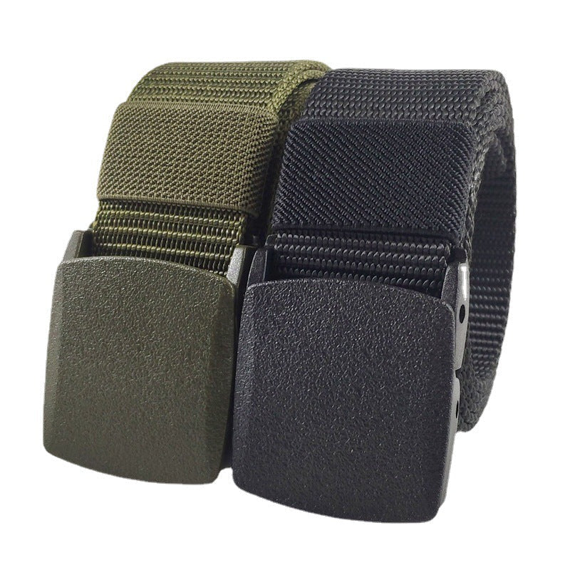 White Automatic Buckle Nylon Army Tactical Men Belt Military Waist Canvas Belt Outdoor Strap Travel Jeans Black Belts for Women