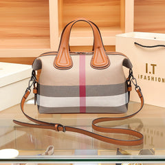 Female Bag Luxury Designer Handbag Canvas Leather Shoulder Bags