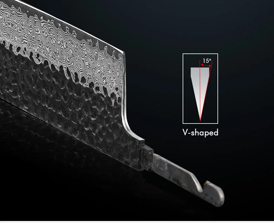 1-7 Pieces Japanese Chef Knives Blank Blade DIY Damascus Steel VG10
