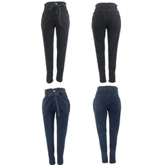 Boyfriend Hole Ripped Jeans Women Pants Cool Denim Vintage Jeans For Girl High Waist Casual Pants Female Slim Jeans woman