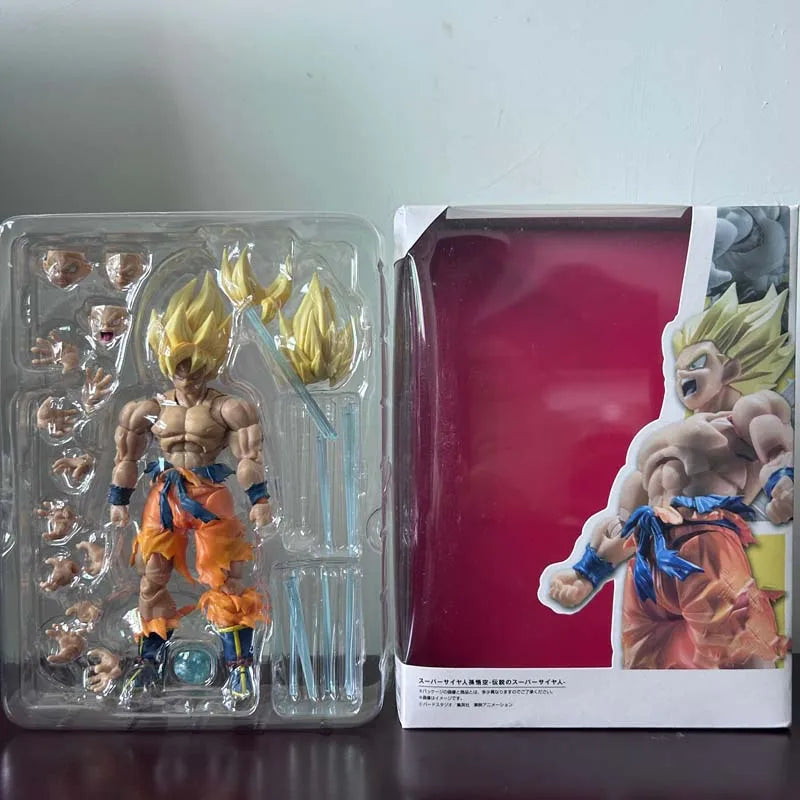 Dragon Ball Z Son Goku Figure SHF S.H.Figuarts Goku War Damage Super Saiya Anime Action Figures Model Toys Birthday Gift