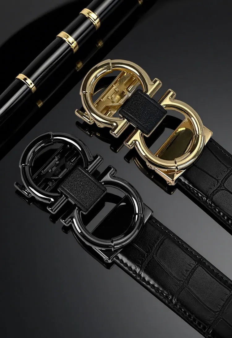 New Joker men's automatic buckle belt business buckle fashion belt