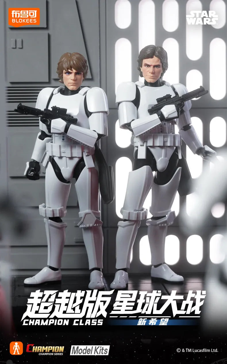 BLOKEES STAR WARS Darth Vader Luke Skywalker Imperial Stormtrooper‌ Beyond Version Action Figure Decoration Collect Toys Gift
