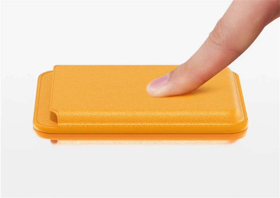For Magsafe Wallet Card Holder Case For Apple iPhone 17 16 15 14 13 12 Pro Max Magnetic Leather Bag Adsorption Cover Accessory