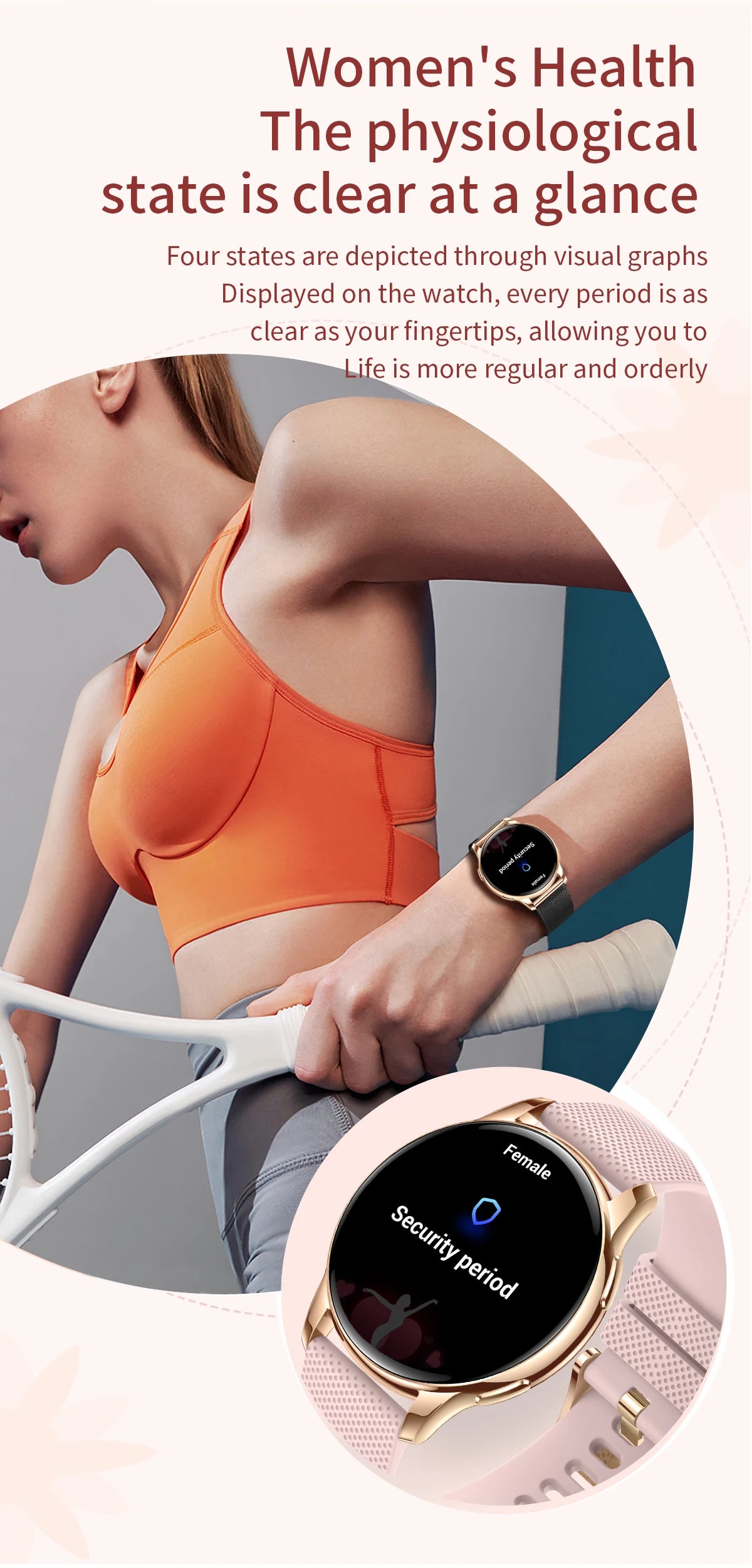 New Original Smartwatch HD 466*466 Always Show Time 1.32 AMOLED Display Call Reminder Gift Ultra Thin Women SmartWatch for Women