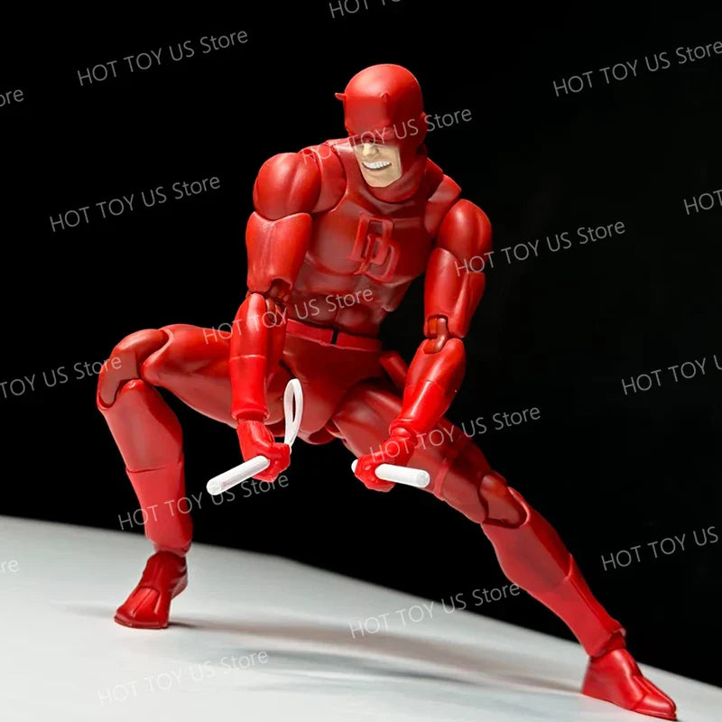 100% Original Ct Toys Daredevil Mafex 223 Comic Version Figure SHF Anime Action Figurine Statue Model Custom Gifts Kids Toys