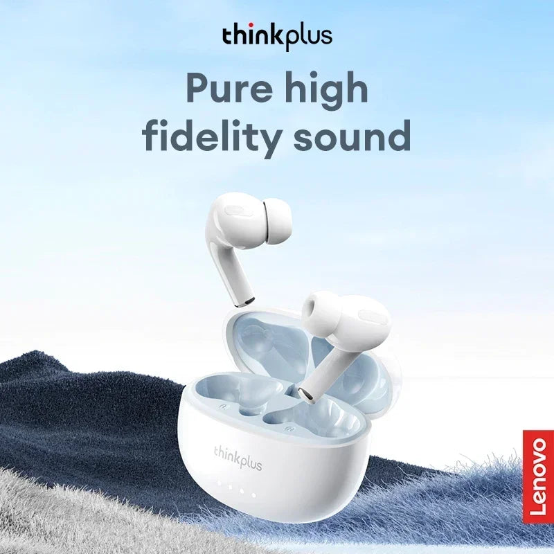 Lenovo LP5 PRO Wireless Bluetooth 5.4 Earphones TWS HiFi Sound Gaming Earbuds Sport headset Long Standby Touch Contol with Mic