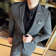 High Quality Men's (suit + Trousers) Boutique Fashion Business Suit