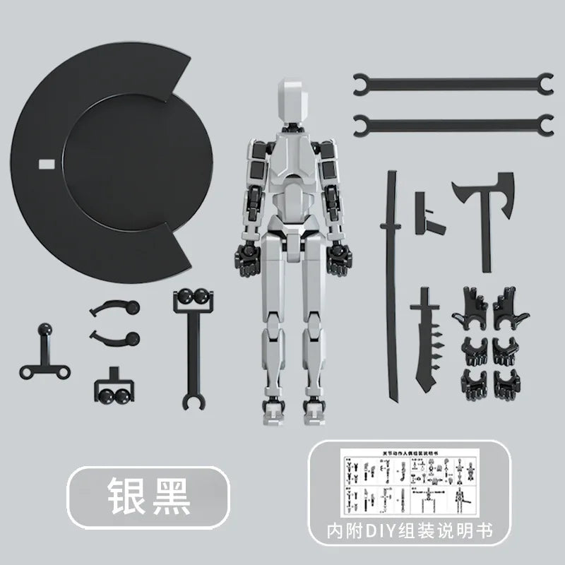 1PCS T13 Joints Figure Articulate Movable Dummy Doll Diy Assembly Toy 3D Printed Action Figure Stop Motion Animation Dummy Gift
