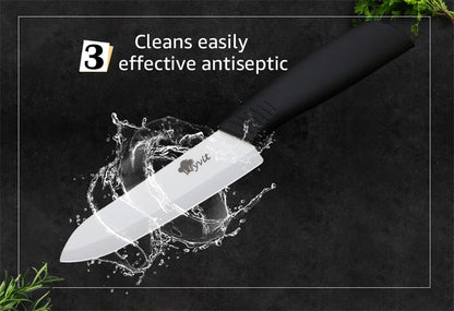 Ceramic knife 3 4 5 6 inch fruit slice practical chef knife white zirconia blade