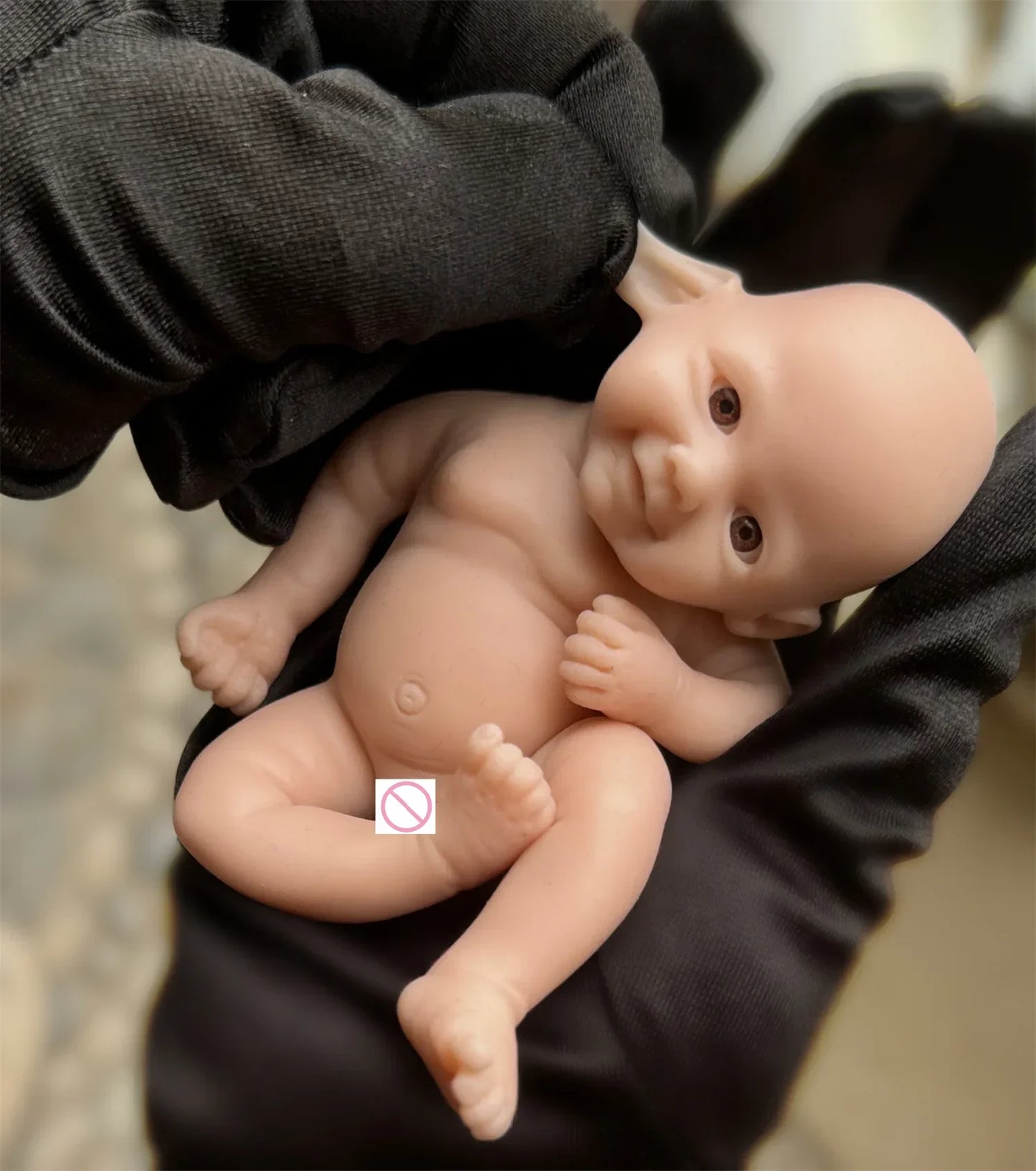 6Inch Mini Vivienne Solid Silicone Bebe Reborn Boy and Girl Handmade Full Body Silicone Lifelike Reborn Dolls