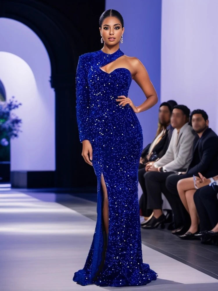 Homecoming Dresses: Backless Slit O Neck Cocktail Evening Party Dress