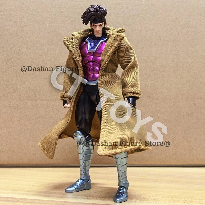 CT Toys X-Men Gambit Action Figure 17cm Movable PVC Collection COMIC Ver. Mafex 131 X Men Remy Etienne LeBeau Figurine Model Toy