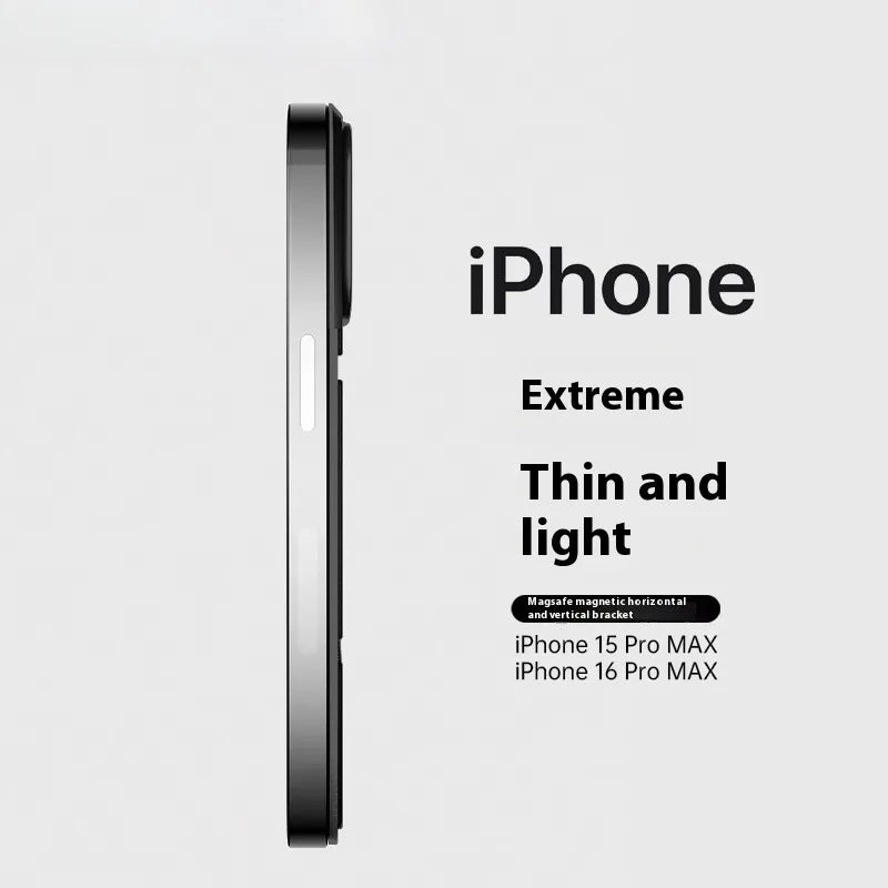 iPhone case suitable 16 pro max mobile,iPhone 15 phone magnetic back 15 promax ultra-thin single back 3-fold rotating bracket