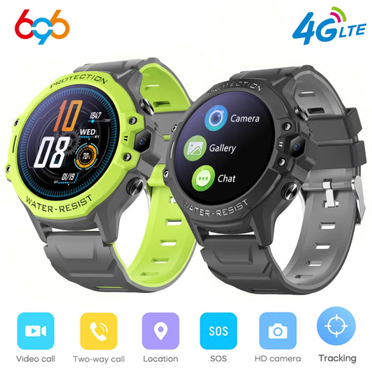 2025 New Children 4G Video Call Smart Watch Student Waterproof WIFI LBS Location Kids 700Mah Battery Calculator Smartwatches