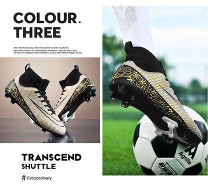 Men Outdoor FG/TF Football Boots Futsal Professional Unisex Soccer Shoes