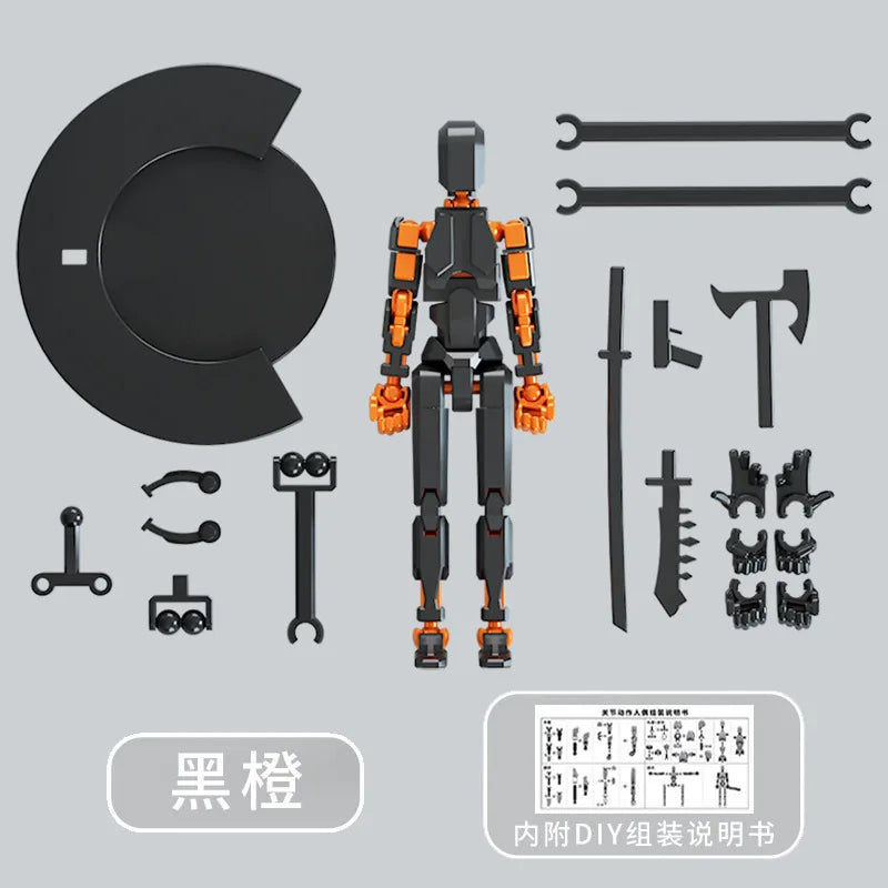 1PCS T13 Joints Figure Articulate Movable Dummy Doll Diy Assembly Toy 3D Printed Action Figure Stop Motion Animation Dummy Gift