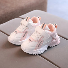 Size 21-35 Children Damping Casual Sneakers Boys Wear-resistant Sneakers Girls Lightweight Shoes Baby Shoes with Breathable 2022