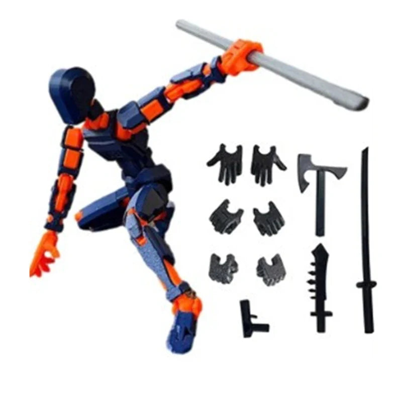 Multi-Jointed Movable Shapeshift Robot 3D Printed Mannequin Dummy 13 Action Figures Toys Kids Adults Parent-children Games gifts