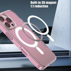 Case For iPhone 16 Pro Max Plus 16Pro 16PM Crystal Clear Protective Bumper For Magsafe Transparent Cover For iPhone16