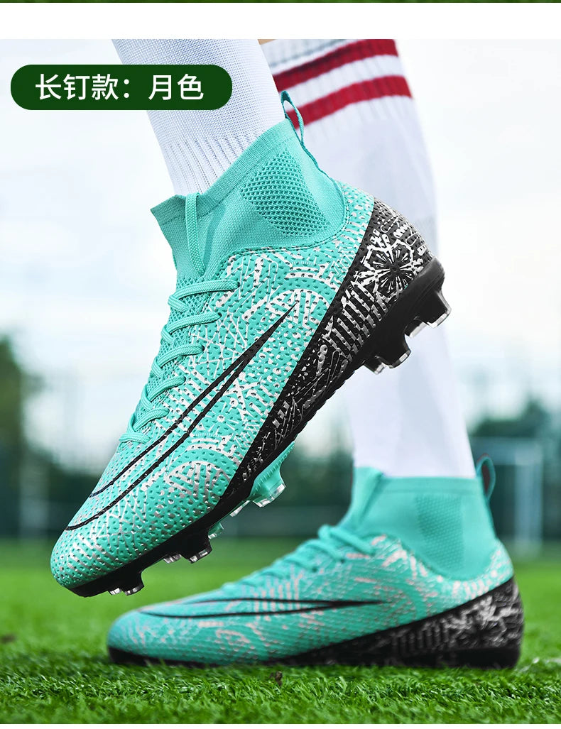 Men Outdoor FG/TF Football Boots Futsal Professional Unisex Soccer Shoes