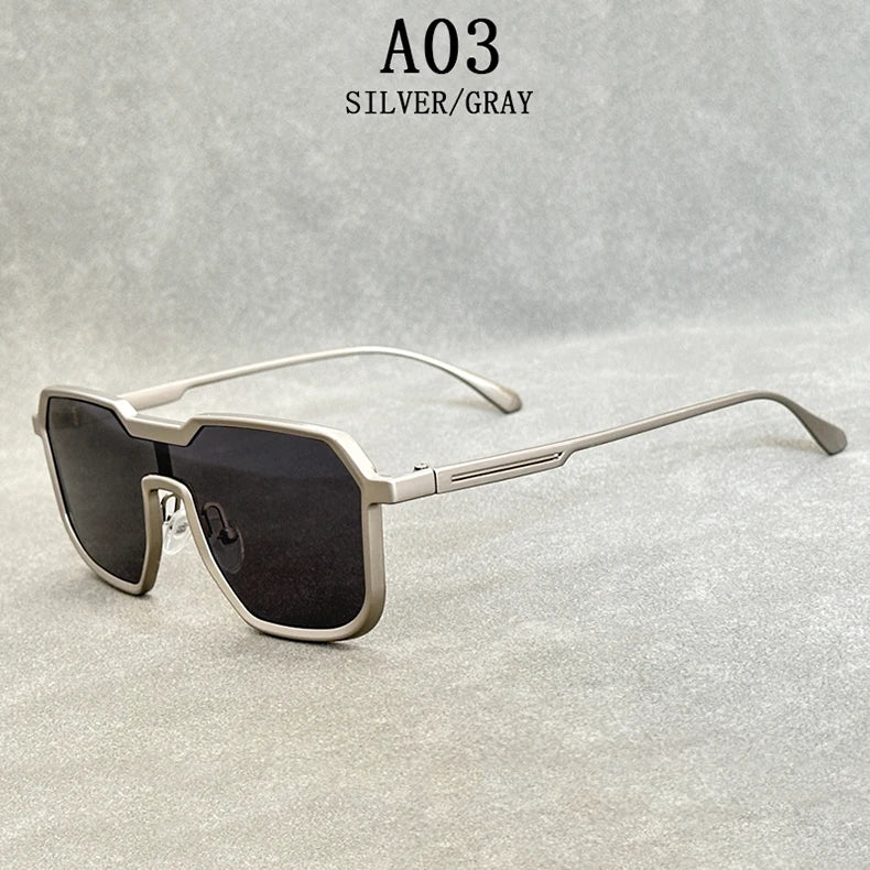 Sunglasses For Men Square Vintage Punk Fashion Glasses Retro