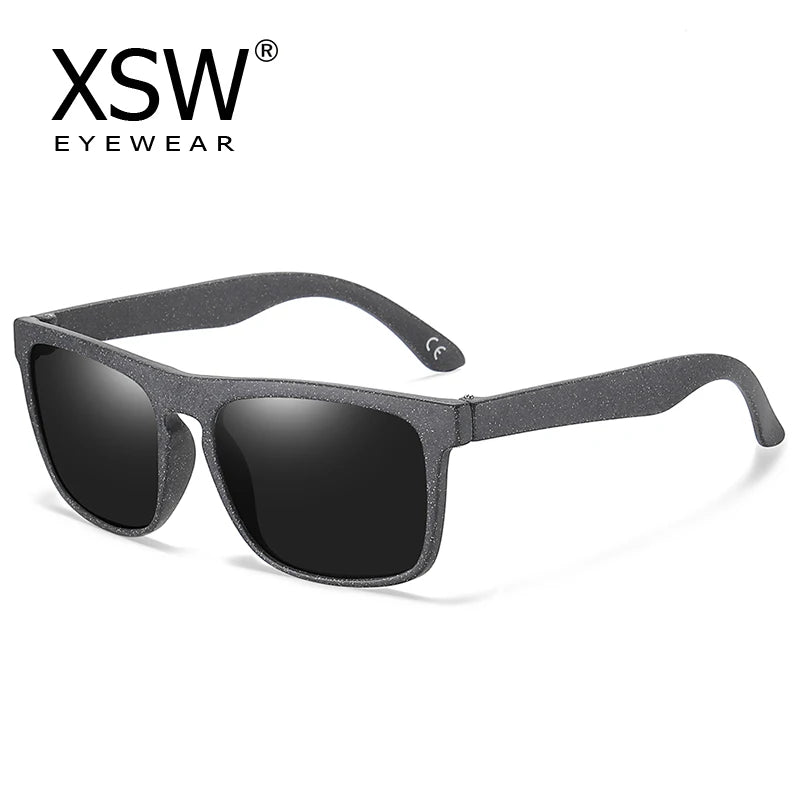 square men's and women's sunglasses Glasses  Wheat straw sunglasses