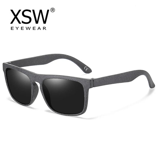 square men's and women's sunglasses Glasses  Wheat straw sunglasses