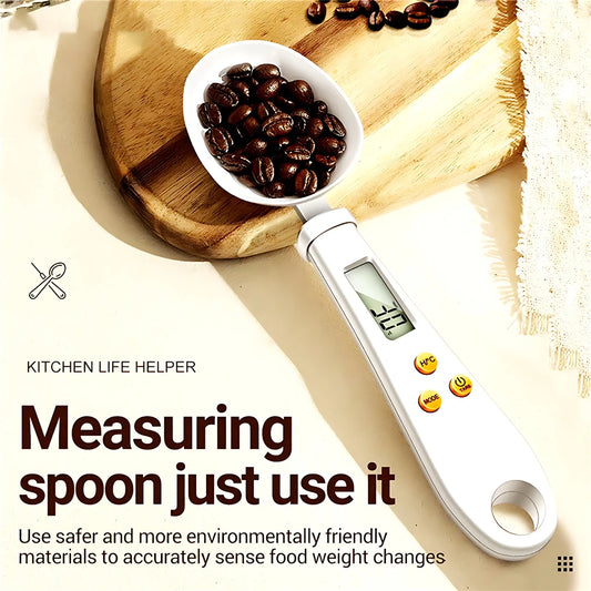 2 in 1 Electronic Scale Measuring Spoon Weighing Gram Meter Measuring Spoon Scale