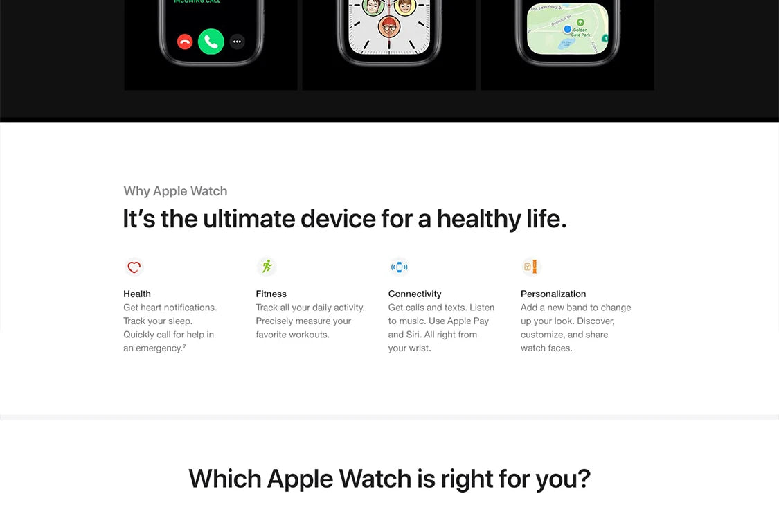 100% Original Apple Watch Series 6 40mm 44mm GPS Apple Watch S6 Aluminum Case with Sport Band iOS SmartWatch