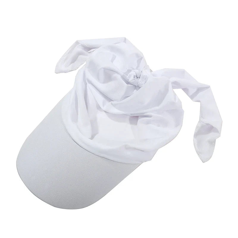 Solid Color Baseball Caps Turban Shawl Design Women Muslim Low Profile Fitted Hat Summer Soft Breathable Headscarf Hijabs