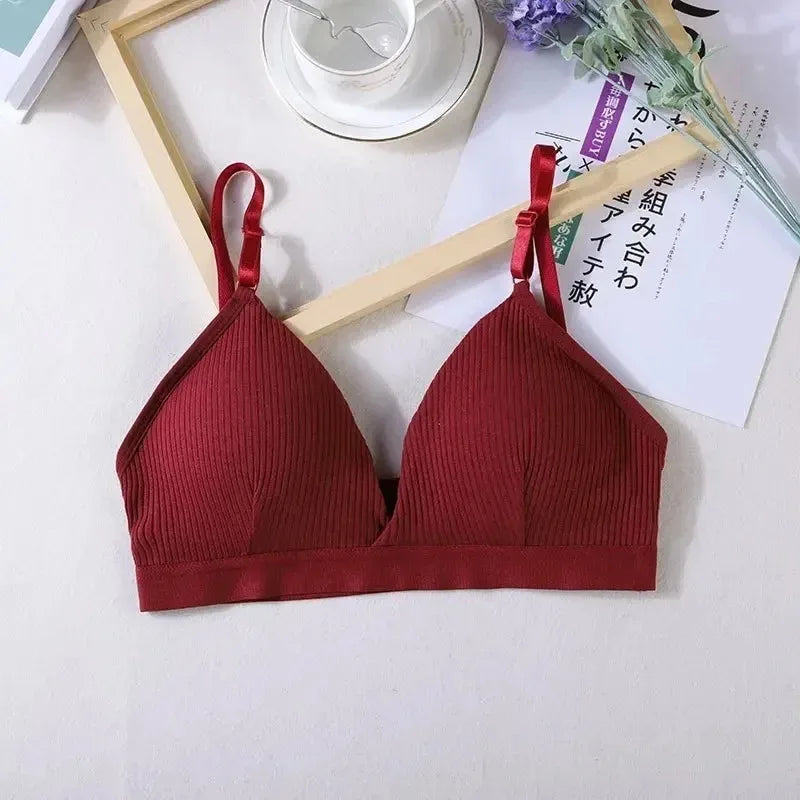 Women Triangle Cup Underwear Female Breathable Wrapped Tube Top
