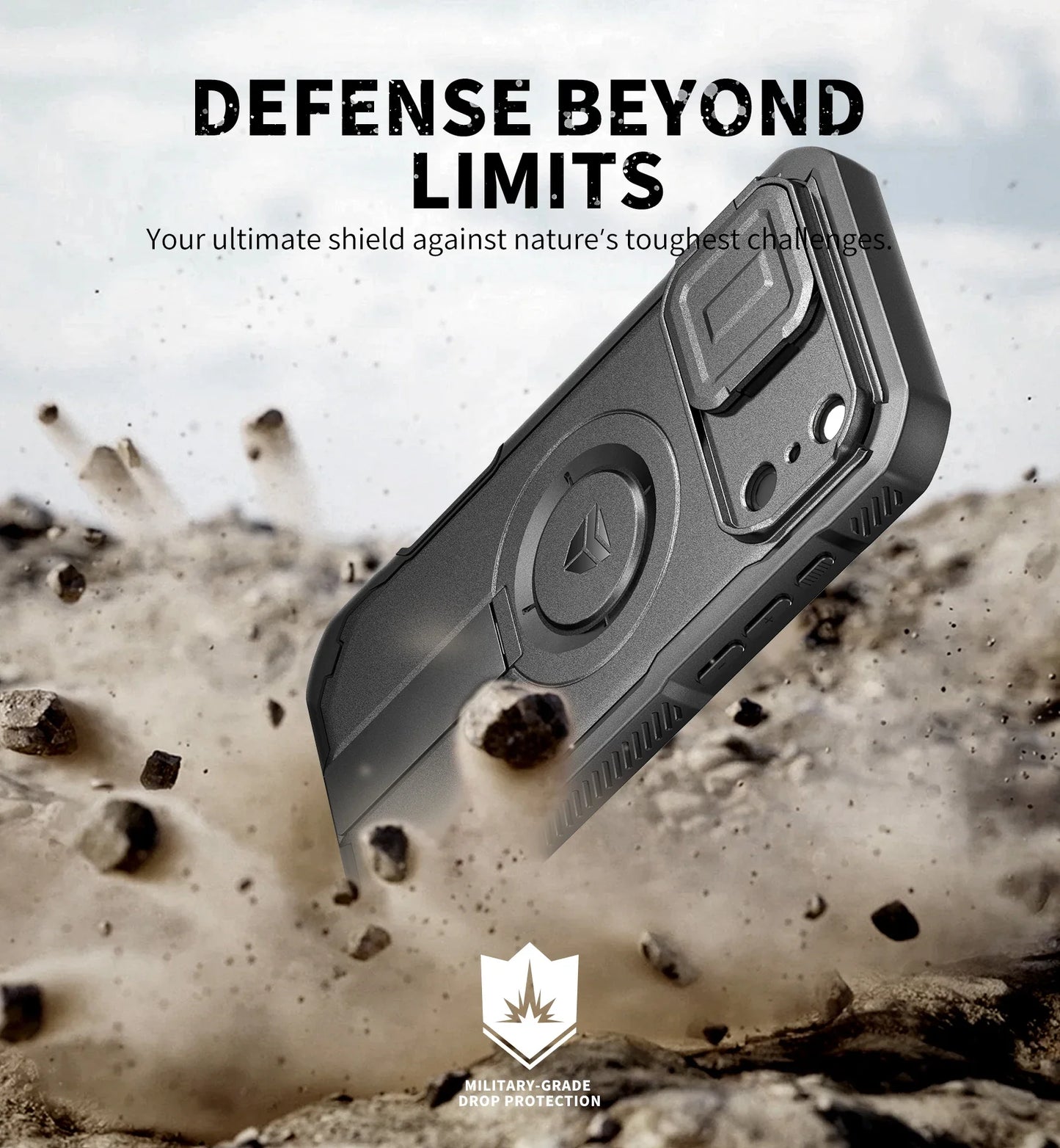 For iphone 17 Series case with Camera Cover & Adjustable Kickstand Compatible With MagSafe Shockproof  Magnetic Protective Cover
