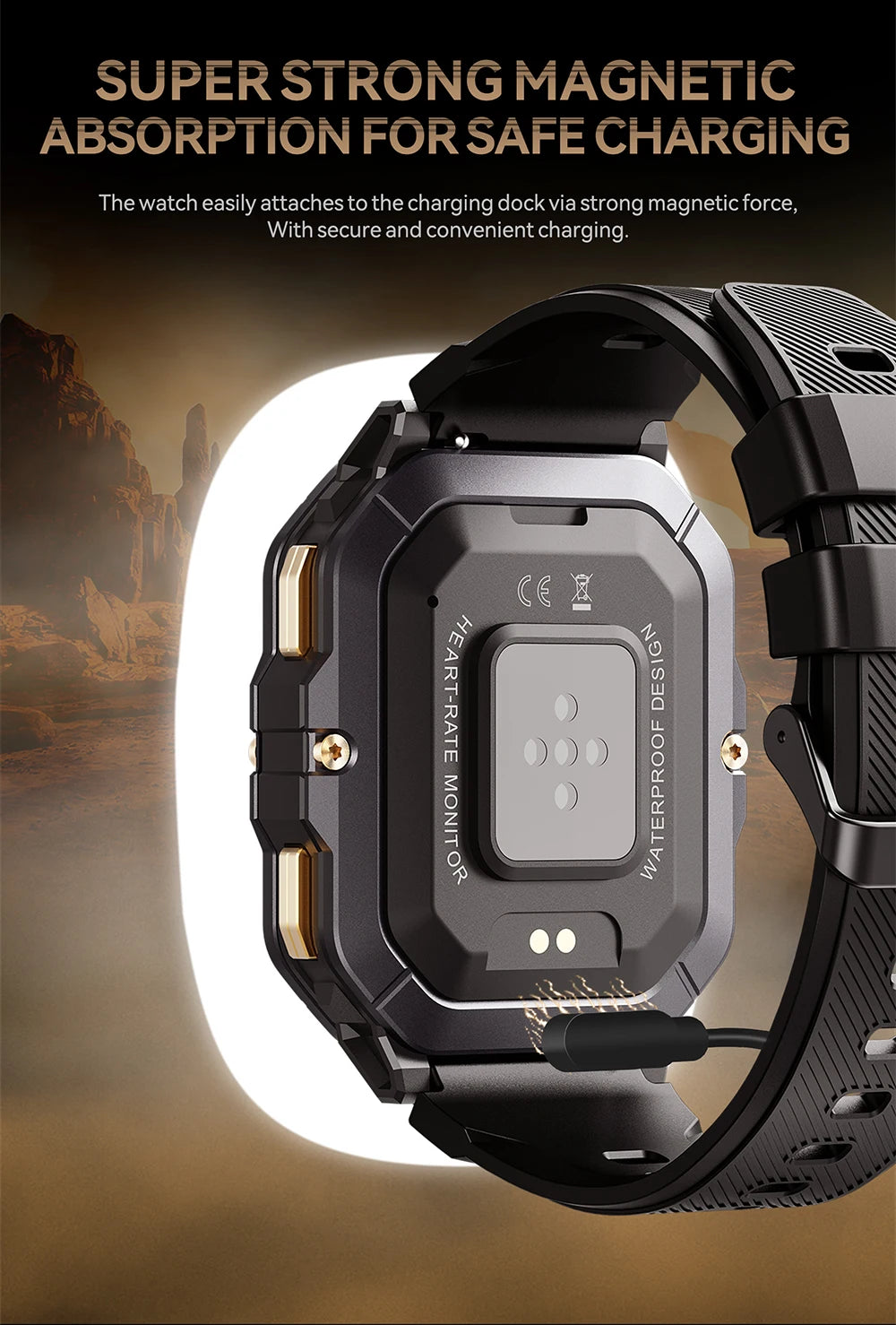 CUBOT C28 Waterproof Smart Watch Men 2.02 Inch Fitness Tracker Sport Wrist Smartwatch For Android IOS Bluetooth Call
