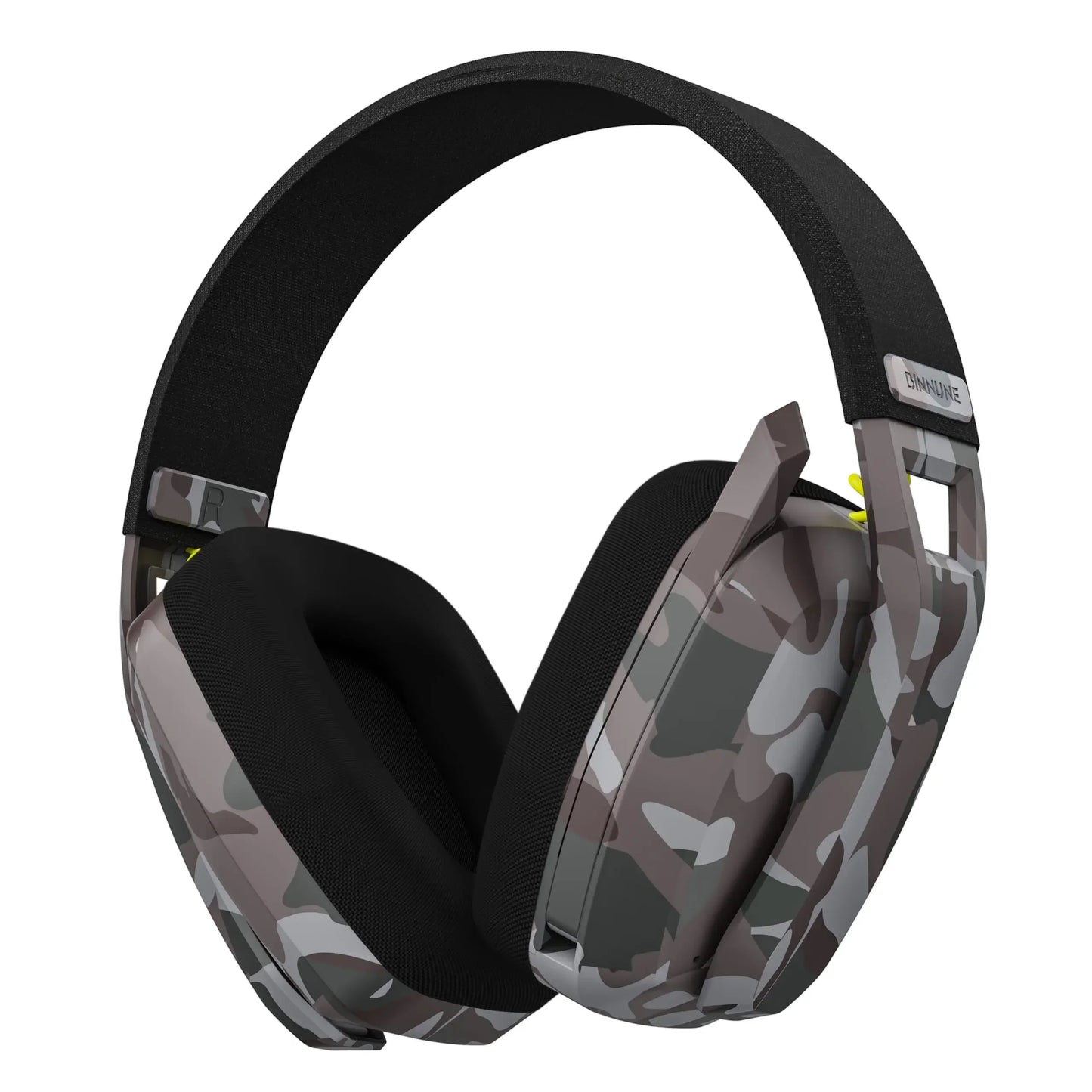 BINNUNE BW06 2.4GHz Wireless Gaming Headset with Mic for PS5 PS4 PC Mac Playstation Bluetooth Gaming Headset with Microphone