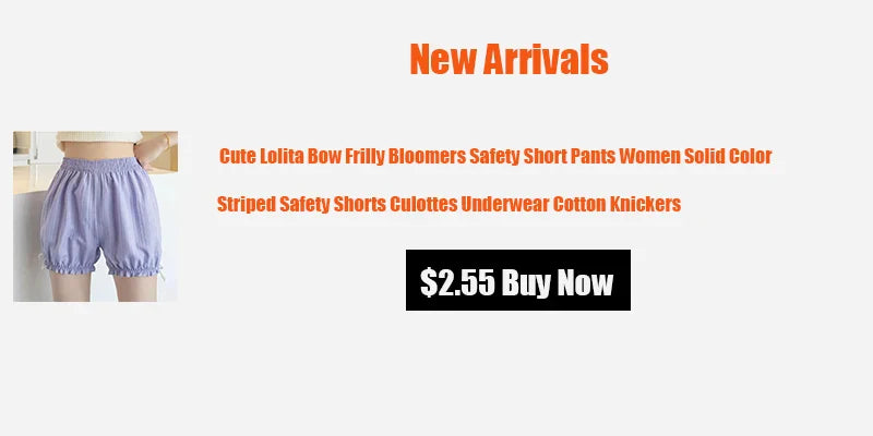 Women Pumpkin Pants Girl Lolita Shorts Safety Pants Pure Cotton Knickers Panties Summer Kawaii White Vintage Victorian Bloomers