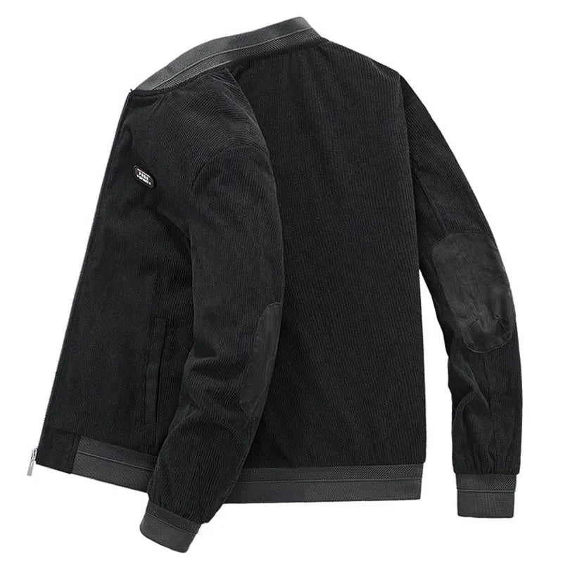 Men's Streetwear Spring Autumn Corduroy Denim Jacket For Military Motorcycle Jacket