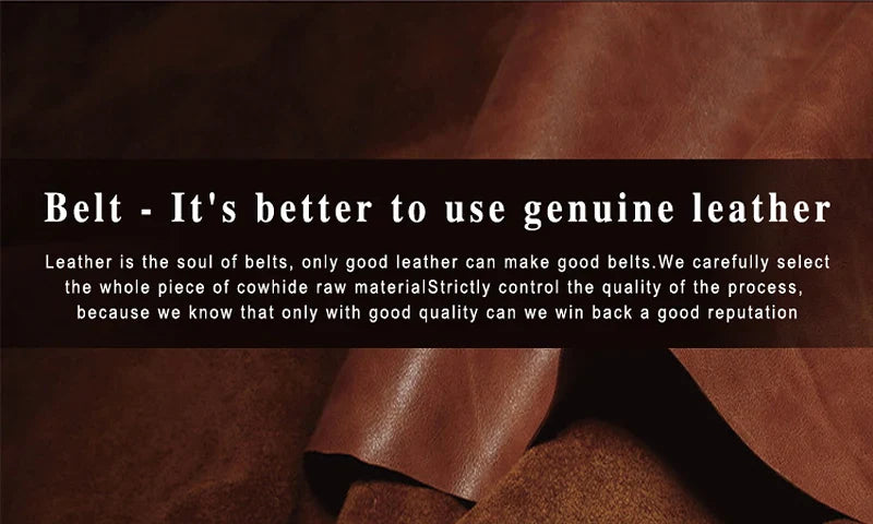 High-quality men's leather Belt Comfort Click Belt automatic buckle flip Belt convenient, business casual golf Ratchet Belt, Chr