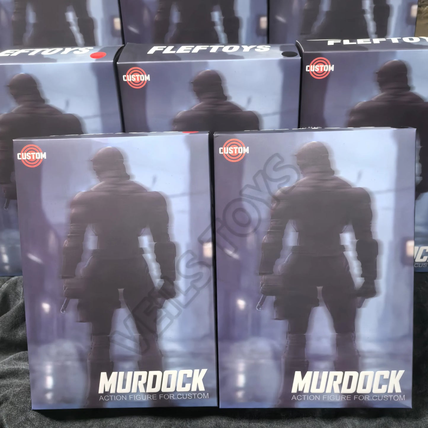 In Stock - FlefToys Marvel Daredevil Classic Red Shadowland Reborn Black 8" Action Figure Devil Defenders Matt Murdock Legends