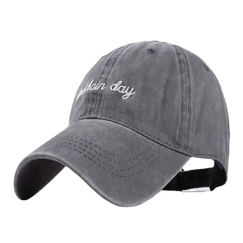Bad Hair Day Washed Black Baseball Cap female male Snapback Hat