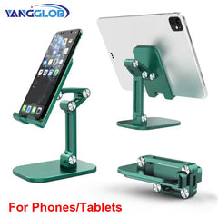 Three Sections Foldable Desk Mobile Phone Holder For iPhone for iPad Tablet Flexible