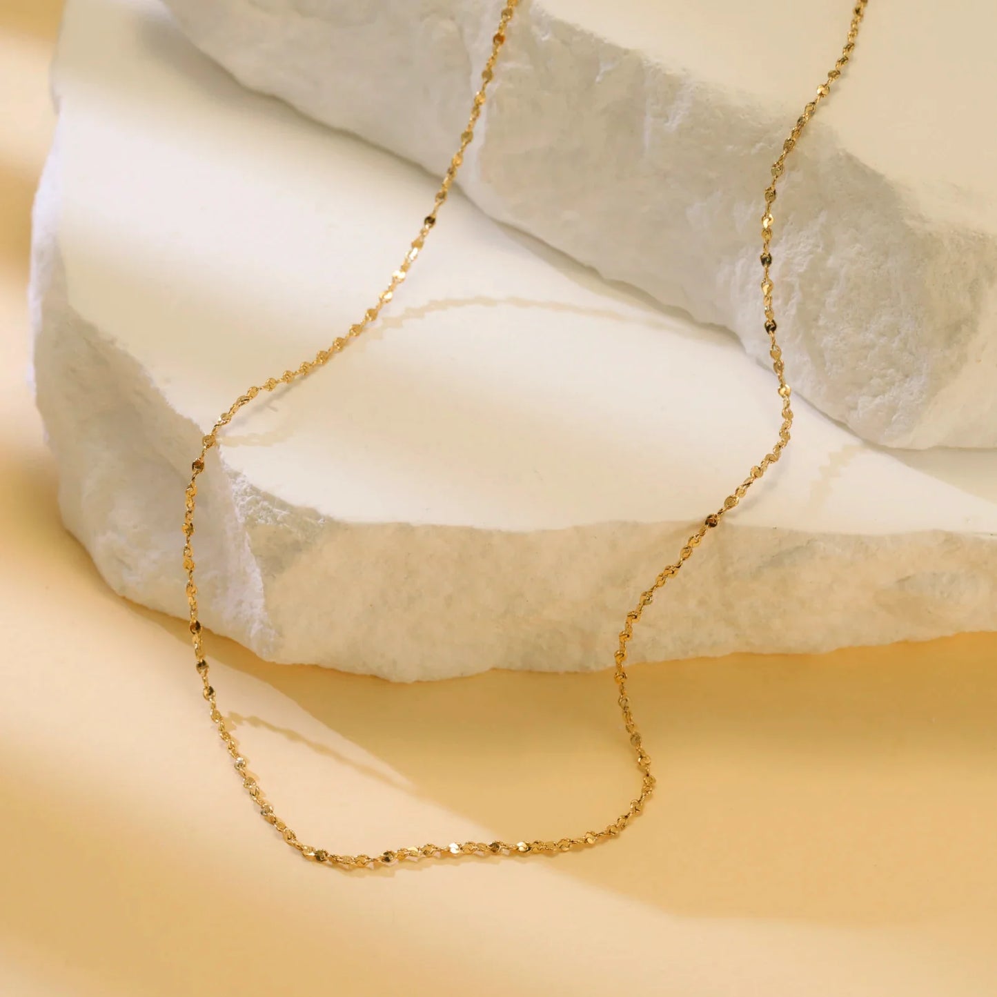 Skyrim Stainless Steel Gold Color Chain Necklace Women Minimalist Cuban Paperclip Twisted Snake Chain Fashion Jewelry Wholesale