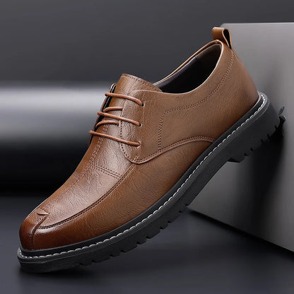 Golden Sapling Formal Derby Shoes Fashion Men's Dress Oxfords Casual Business Shoes for Men Social Party Flats Wedding Loafers