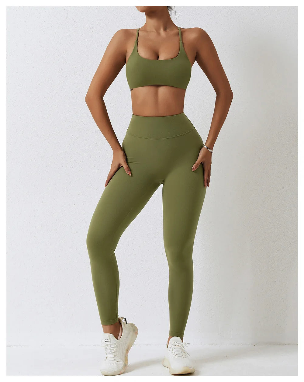 Seamless Yoga Set Workout Sportswear Gym Clothing 2Pcs Sport Sets Women